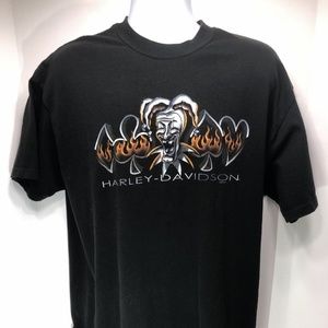 Harley-Davidson Mens Evil Inclinations Clown Biker